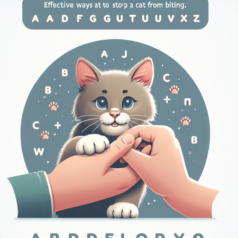 Effective Methods to Stop Cat Biting