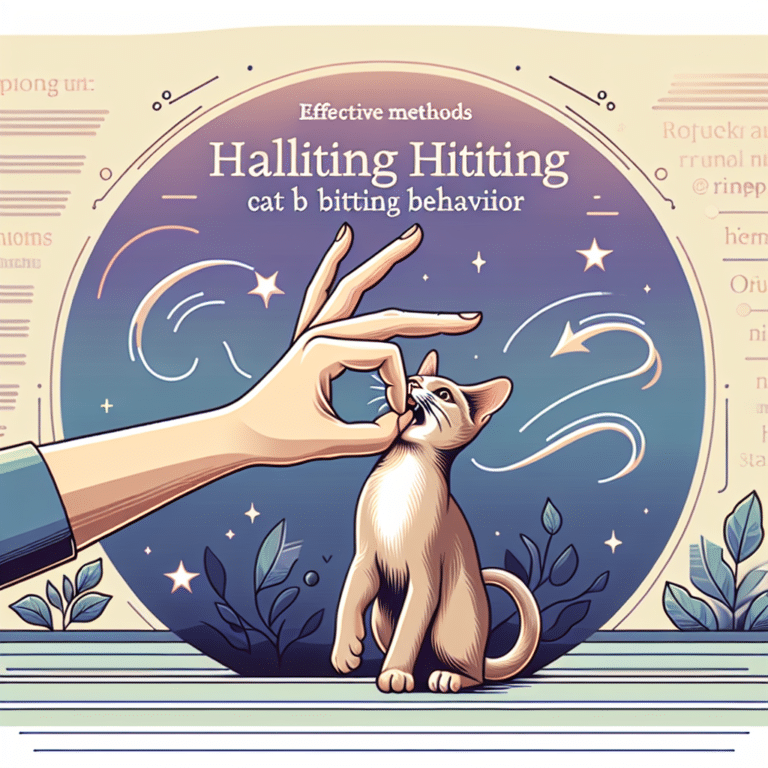 "Effective Methods for Halting Cat Biting Behavior