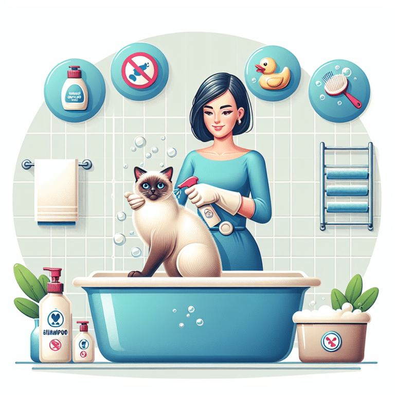 Bathing a Cat Safely