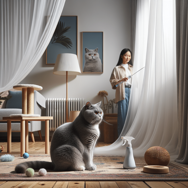 Ditch the Drapes: How to Train Your Cat Not to Climb Curtains